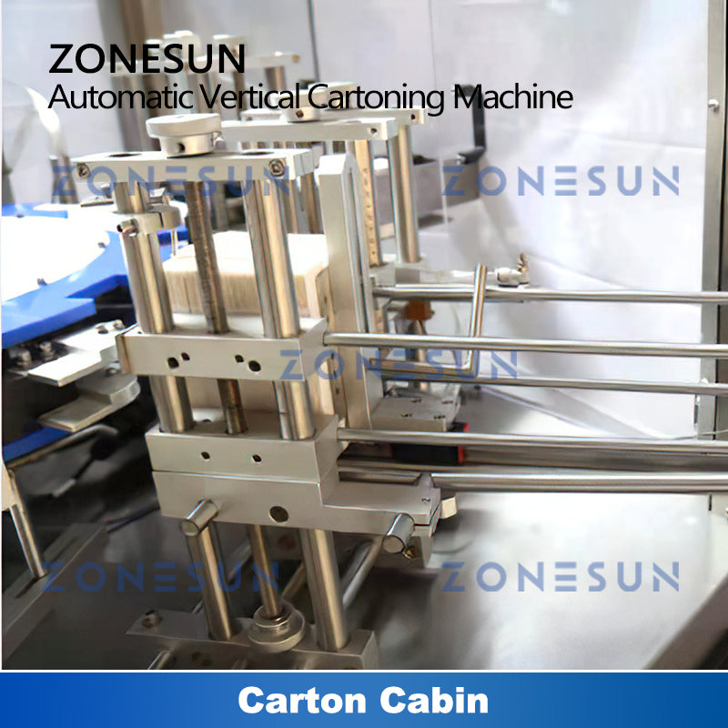 Máquina envasadora y selladora automática de cajas de cartón ZONESUN ZS-ZHJ50D