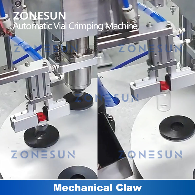 Máquina taponadora de botellas de penicilina neumática automática ZONESUN ZS-YG200 