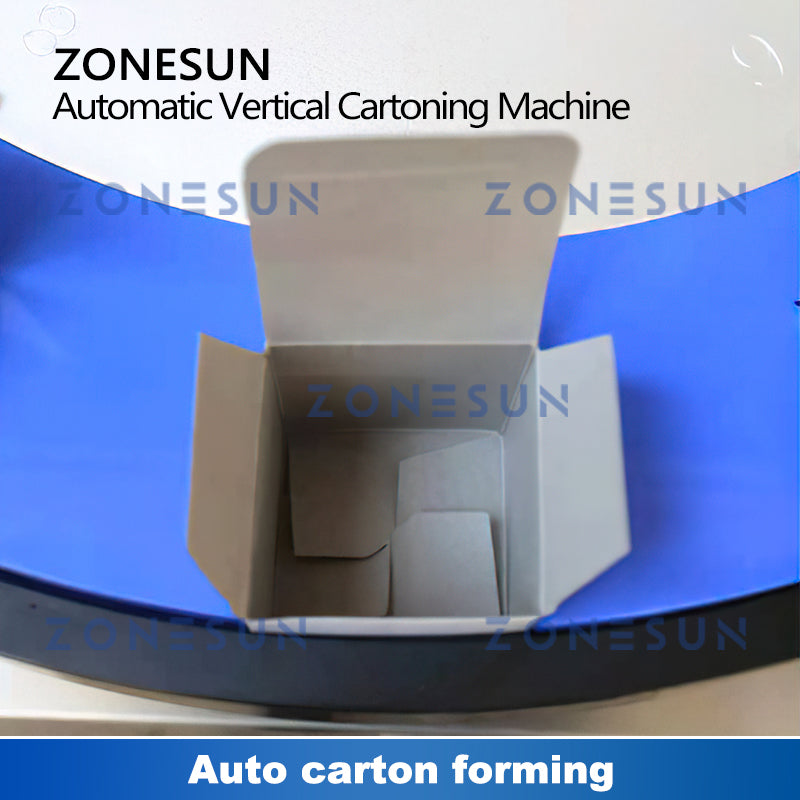 Máquina envasadora y selladora automática de cajas de cartón ZONESUN ZS-ZHJ50D