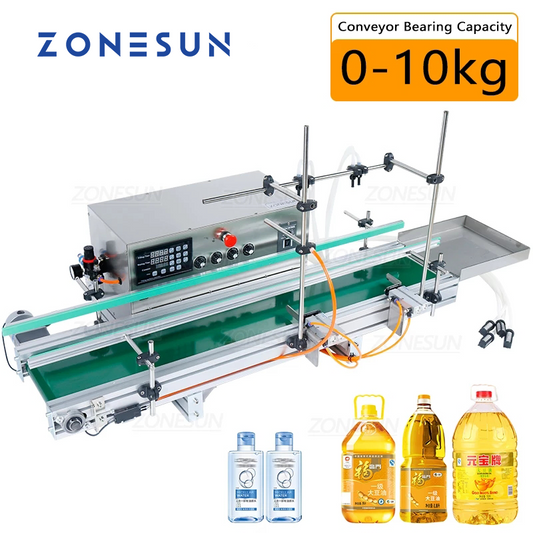 ZONESUN ZS-DTDP5-4 Máquina de llenado de líquidos con bomba de diafragma de flujo grande y carga pesada 