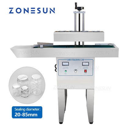 ZONESUN 20-85mm Automatic Electromagnetic Induction Sealing Machine