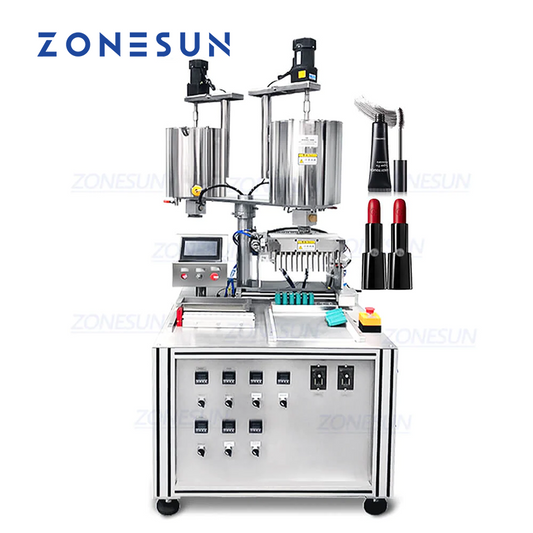 ZONESUN ZS-GTL12 Bomba de pistón automática Máquina de llenado de mezcla de calefacción de pasta líquida