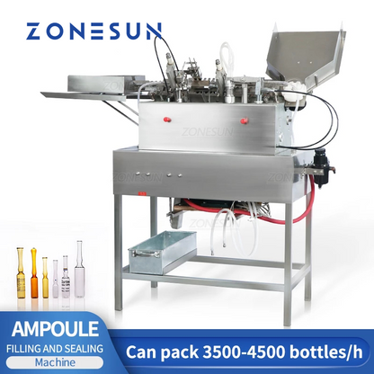 Máquina automática de llenado y sellado de líquidos para botellas de ampollas pequeñas ZONESUN ZS-FSAB2