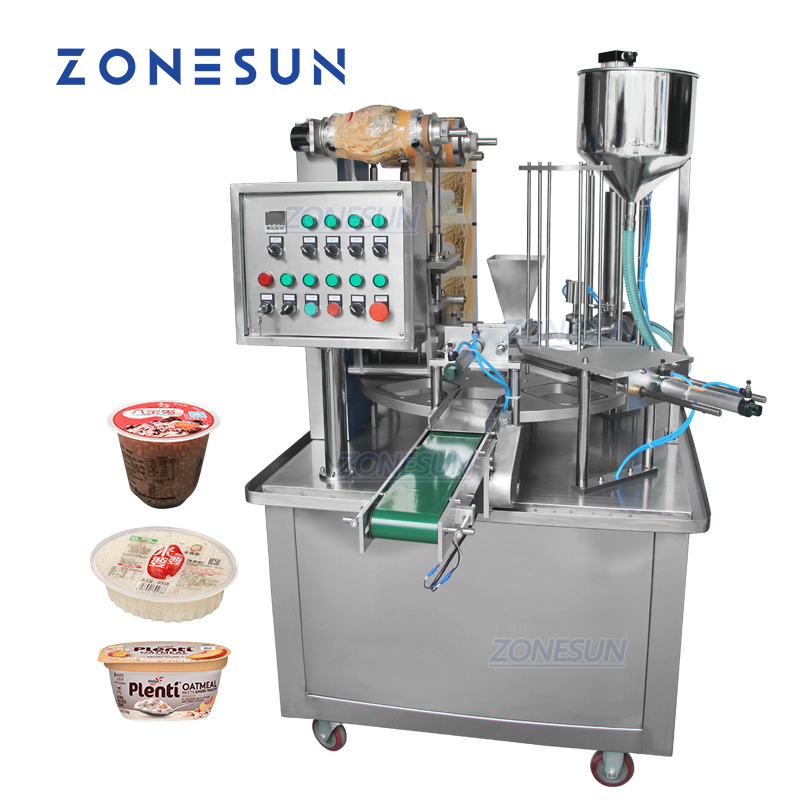 ZONESUN ZS-GF900I Macchina automatica per sigillare tazze di riempimento di liquidi