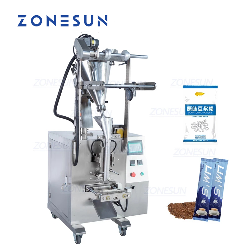 ZONESUN ZS-FM380 1-350g Máquina automática de llenado, pesaje y sellado de polvo 