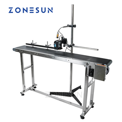 ZONESUN ZS-IIP600 Automatic Inkjet Printing Machine with Conveyor