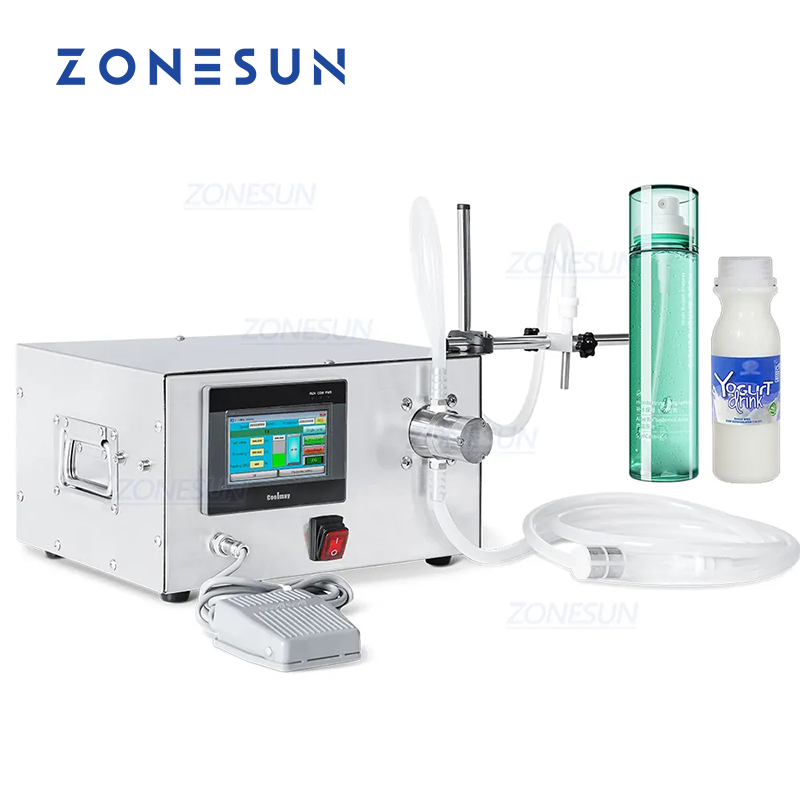 ZONESUN ZS-MPZ1 Riempitrice di liquidi con pompa magnetica semiautomatica 