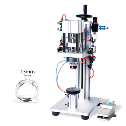 ZONESUN ZS-YG08 13/15/18/20mm Pneumatic Perfume Bottle Capping Machine