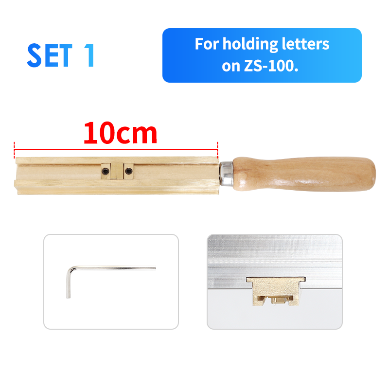 ZONESUN T-slot Letter Holder