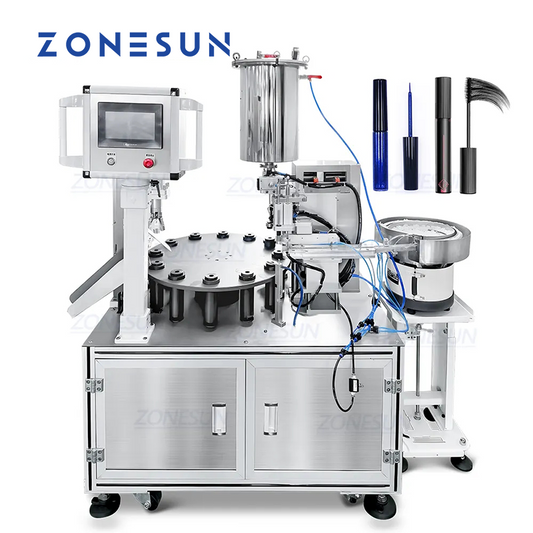 ZONESUN ZS-AFC23 Automatic Piston Pump Liquid Paste Filling Capping Machine