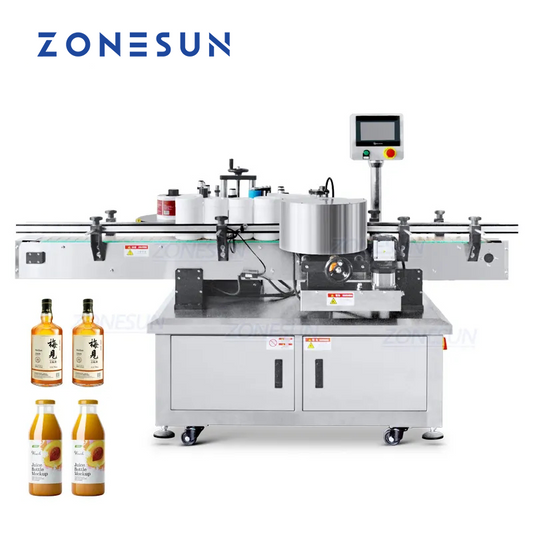 ZONESUN ZS-TB700 Automatic Round Bottle High Speed Labeling Machine