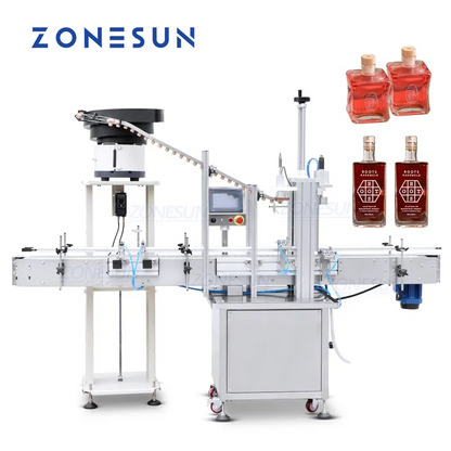 Máquina taponadora automática de prensa de corcho en T ZONESUN ZS-XG16D3