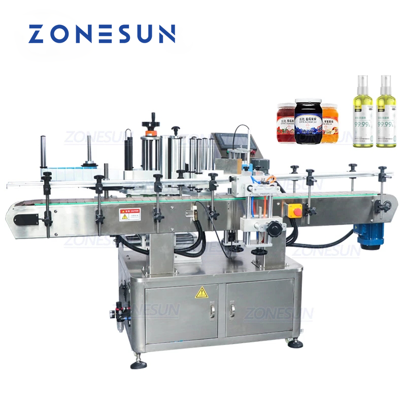 ZONESUN ZS-TB260 Macchina automatica per il posizionamento e l'etichettatura rotonda su entrambi i lati 