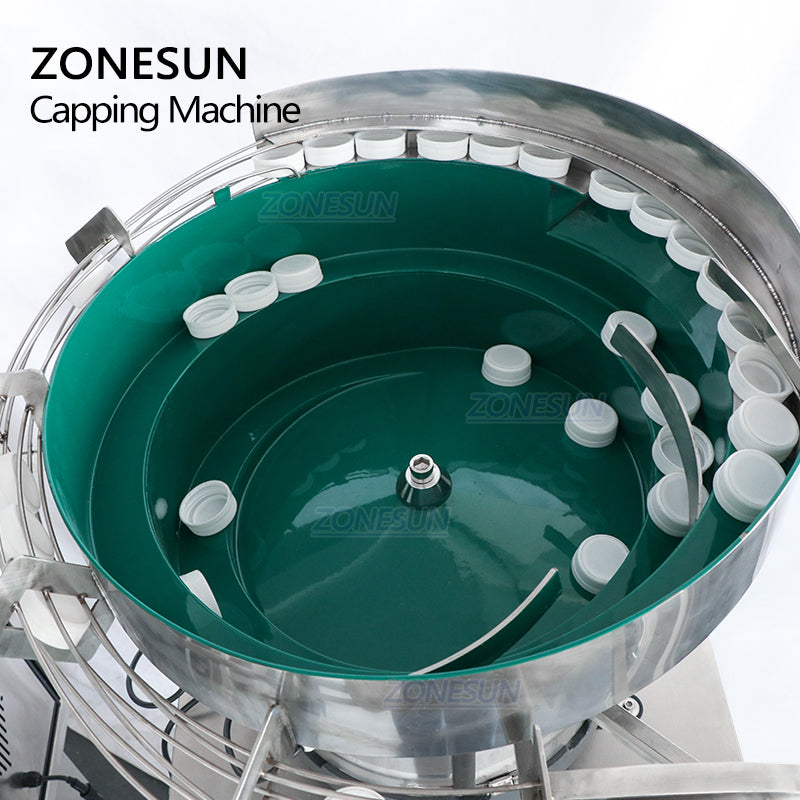 ZONESUN ZS-XG16V 18-70mm Automatic Capping Machine With Vibratory Cap Feeder