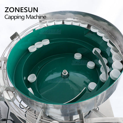 ZONESUN ZS-XG16V 18-70mm Automatic Capping Machine With Vibratory Cap Feeder