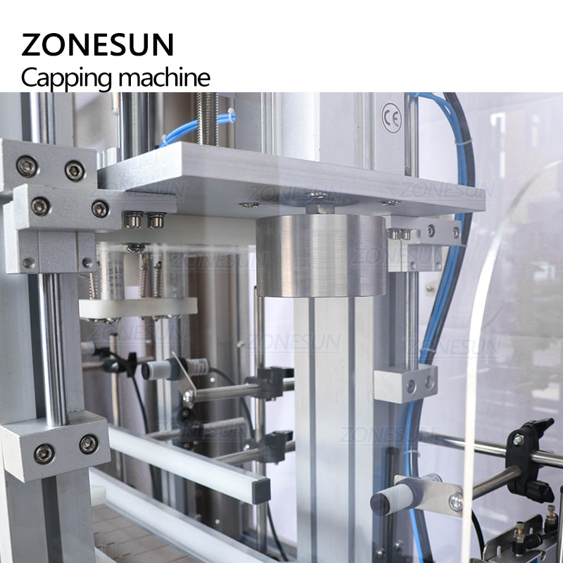 ZONESUN Custom Full Automatic Capping Machine With Dust Cover Capper Press