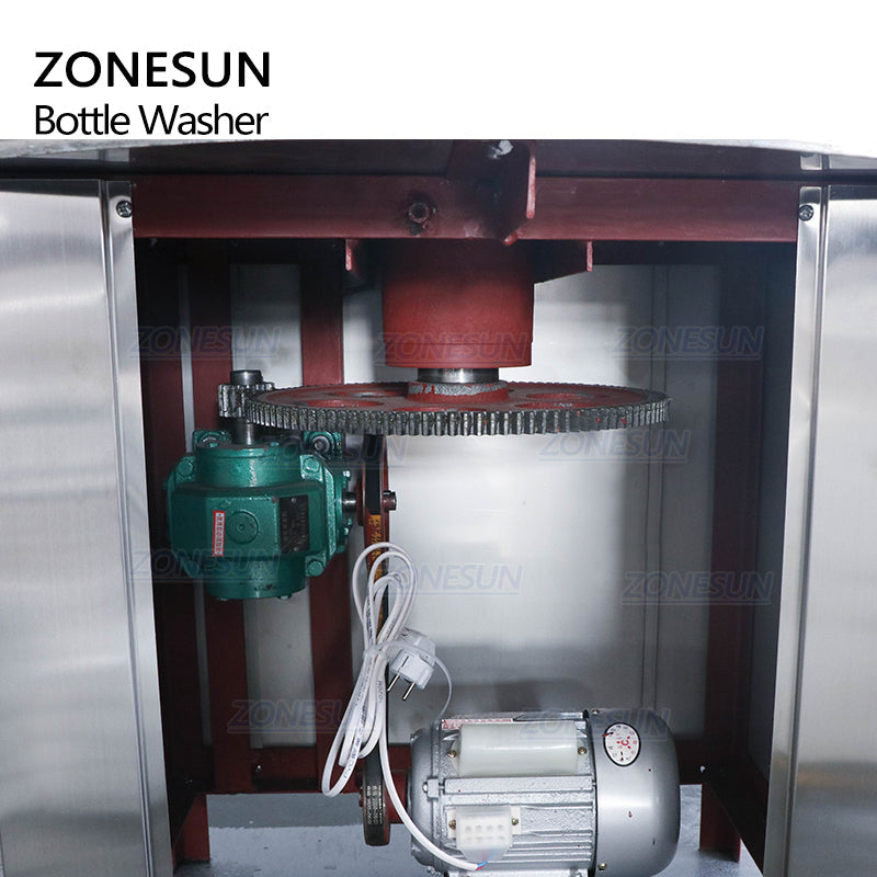 ZONESUN ZS-WB32 Rotary Small Semi Automatic Bottle Washing Machine