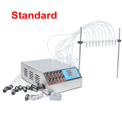 ZONESUN ZS-YTPP10 Máquina de llenado de líquidos con bomba peristáltica eléctrica de 10 boquillas
