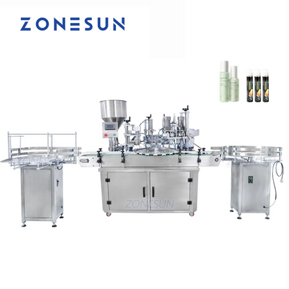 ZONESUN Custom Liquid Paste Filling Capping  Production Line