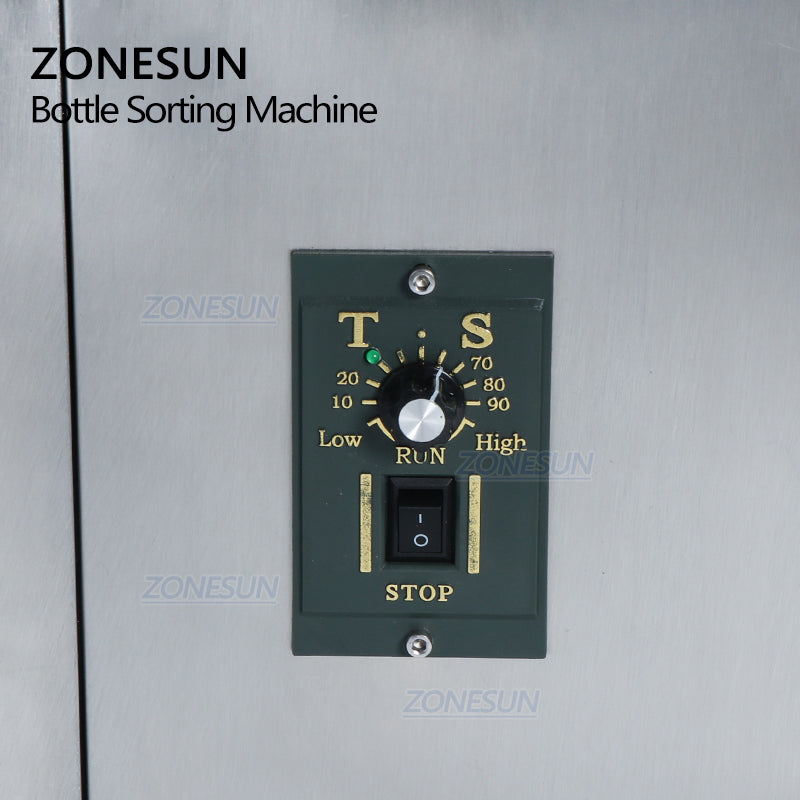 ZONESUN ZS-SP600Z Desktop Automatic Rotary Turntable Unscrambler For Production Line