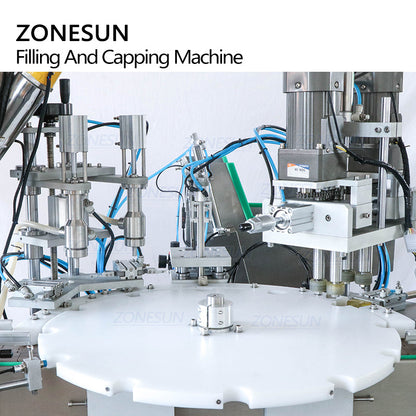 ZONESUN ZS-AFC3 Custom Full Automatic Small Vial Liquid Filling And Capping Machine