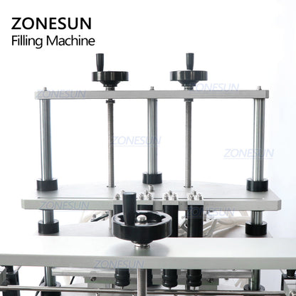 ZONESUN ZS-YTZL4A 4 Heads Vacuum Liquid Filling Machine Enolmatic Bottle Filler