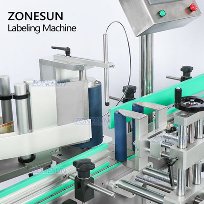 ZONESUN ZS-TB822D Automatic Double Sides Positioning Round Bottle Labeling Machine