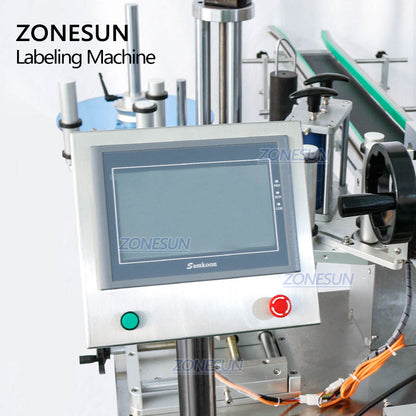 ZONESUN ZS-TB833D Double Heads Flat Corner Labeling Machine