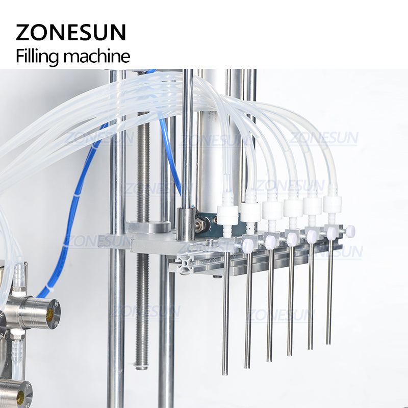 ZONESUN ZS-MP5500D Macchina di rifornimento di liquidi con pompa magnetica a 6 ugelli per immersione 