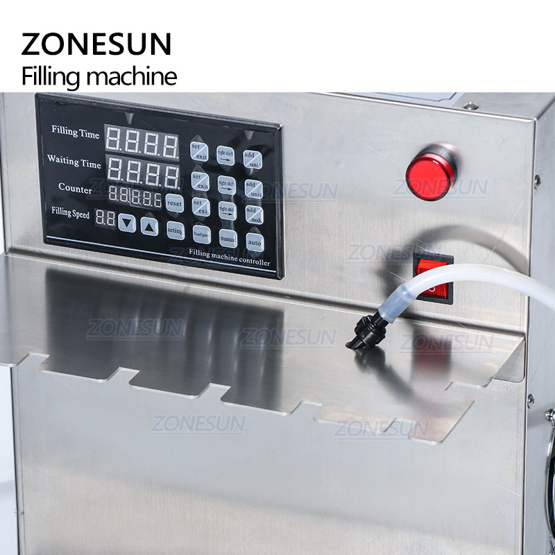 ZONESUN Spout Pouch Diaphragm Pump Liquid Filling Machine