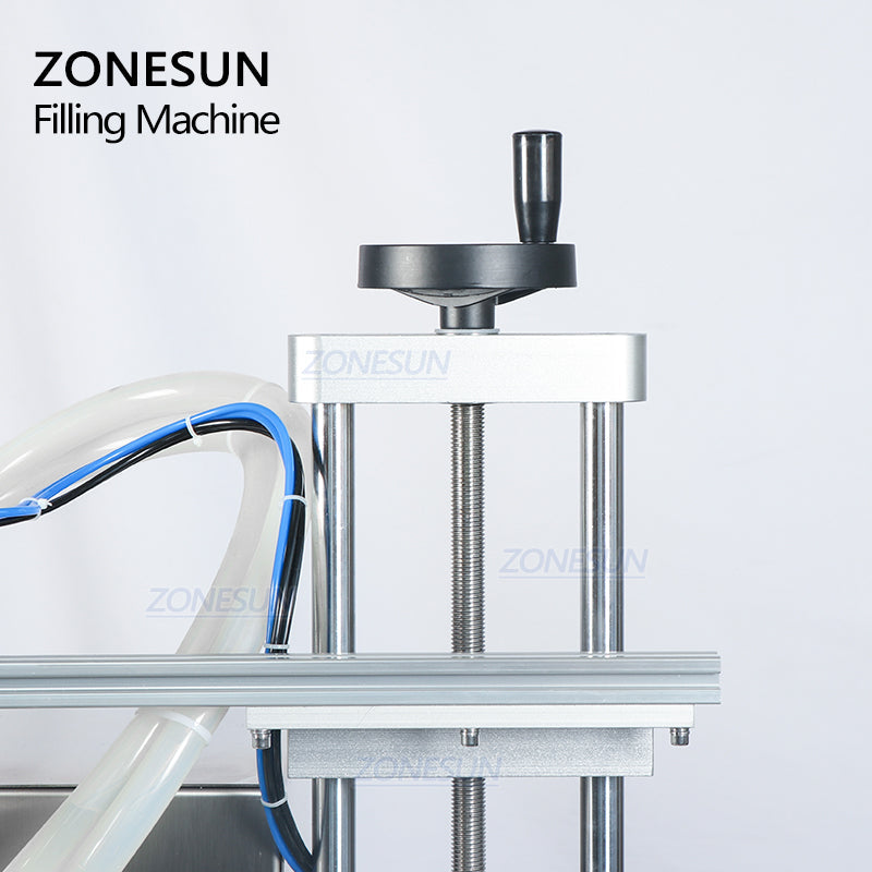 ZONESUN ZS-DTDP20-2 Desktop 2 Heads Diaphragm Pump Liquid Filling Machine