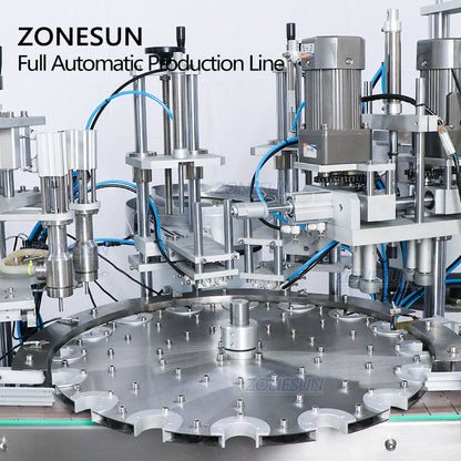 ZONESUN Custom Liquid Paste Filling Capping  Production Line