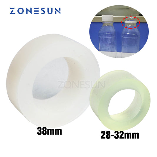 ZONESUN Capping Chuck Rubber Mat  28-32mm 38mm With Security Ring For Capping MACHINE