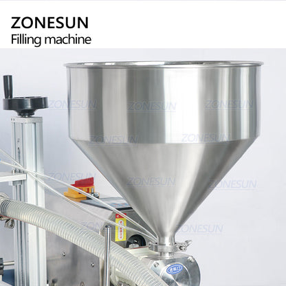 ZONESUN ZS-DTGT900 50-5000ml Tabletop Automatic Rotor Pump Paste Liquid Filling Machine