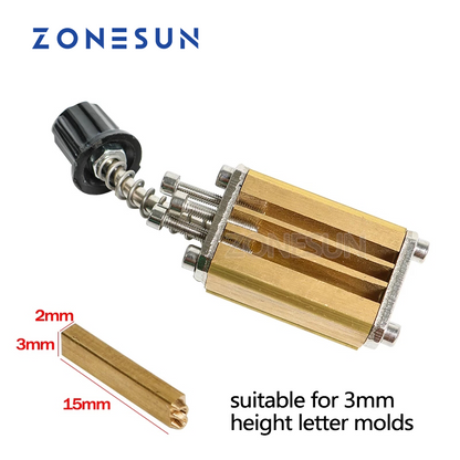 ZONESUN Portastampo della testina termica del dispositivo di codifica della stampante LT-50D 