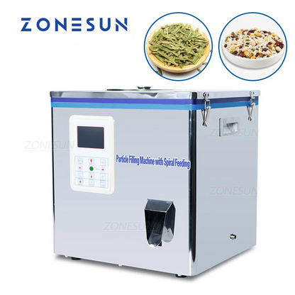 ZONESUN Sprial Particle Powder Filling Machine