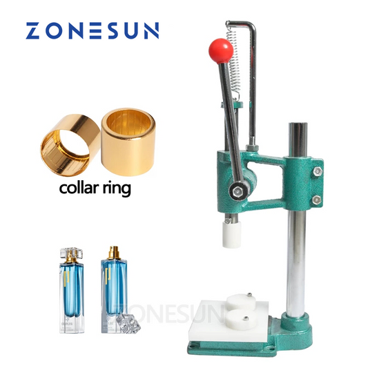 ZONESUN 13/15/17/20mm Manual Perfume Bottle Capping Machine