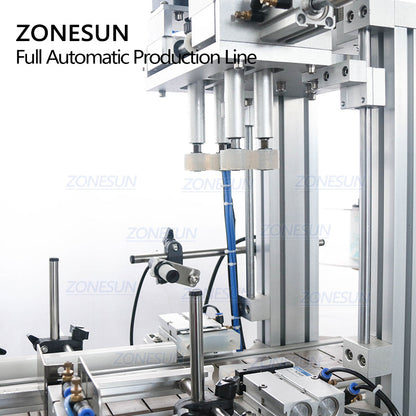 ZONESUN ZS-FAL180C64 Heads Paste Filling Capping And Labeling Machine