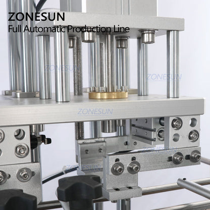 ZONESUN ZS-FAL180X1 Automatic Vacuum Liquid Filling Capping and Round&Square Bottle Labeling Machine