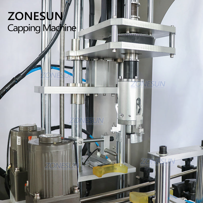 ZONESUN ZS-XG441F Automatic F-style Capping Machine With Cap Feeder