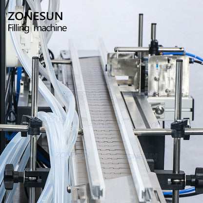 ZONESUN 3-4000ml Automatic Peristaltic Pump Liquid Filling Machine