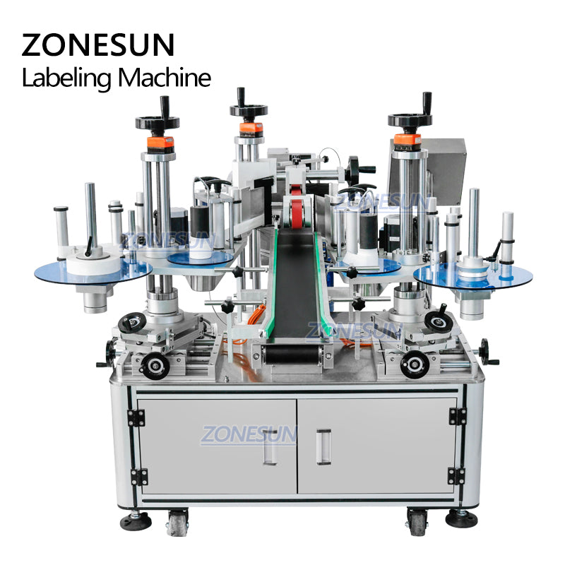 ZONESUN ZS-TB833D Double Heads Flat Corner Labeling Machine