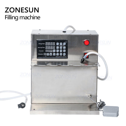 ZONESUN Spout Pouch Diaphragm Pump Liquid Filling Machine