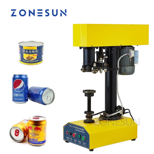 ZONESUN 39-150mm Canned Food Cans Sealing Machine