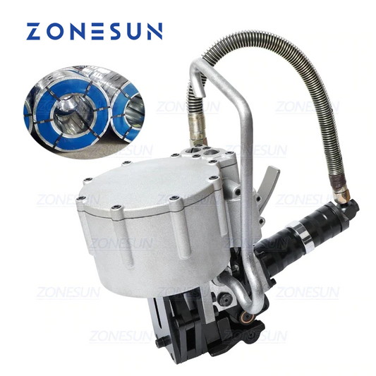 ZONESUN DB-KZ32 Automatic Pneumatic 19-32mm Steel Belt Strapping Machine