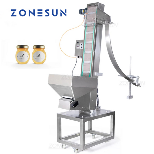 Máquina elevadora de alimentación personalizable automática ZONESUN ZS-SLJ1 para máquina taponadora