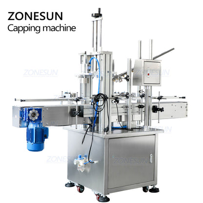 ZONESUN ZS-XG16D1 Custom Automatic Wooden Cork Cap Pressing Machine With Cap Feeder