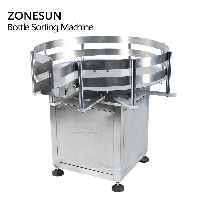 ZONESUN ZS-SP600Z Desktop Automatic Rotary Turntable Unscrambler For Production Line