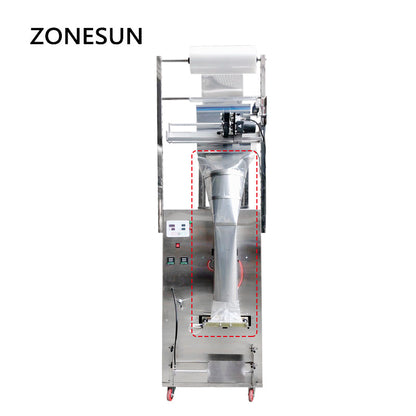 ZONESUN Custom Back Seal Three-side Seal Shaper Filling Sealing Machine Accessories customized for  different  size of forming bags using in vertical packing machine