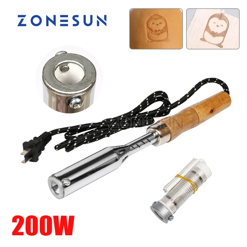 ZONESUN Hand-held Soldering Iron Stamping Machine